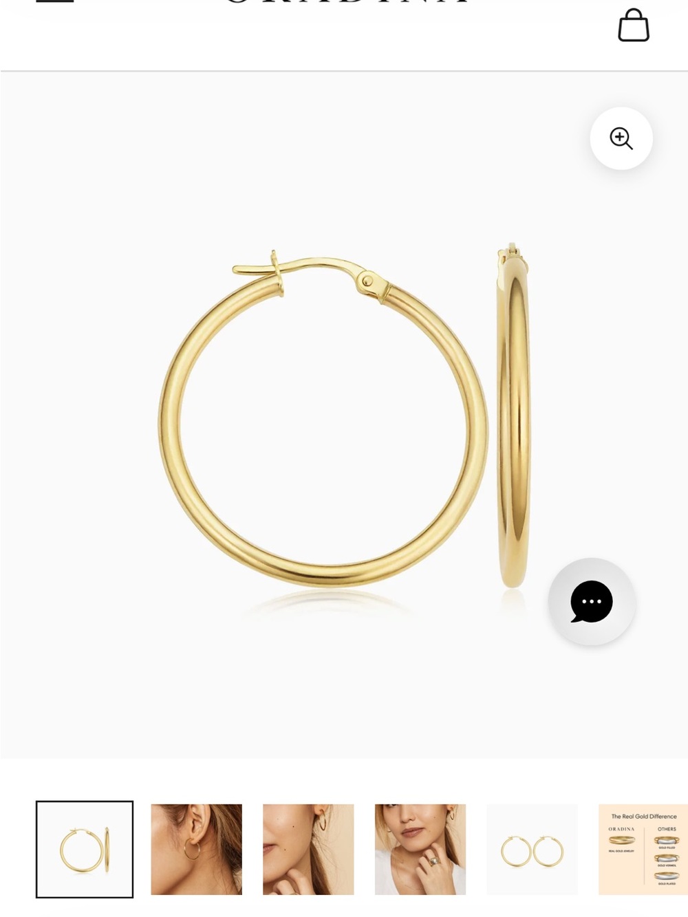 Gold Hoop Earrings - Classic “Everything” Everyday Hoops